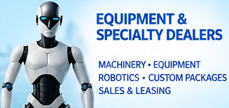 Equipment and specialty dealer software for machinery equipment robotics custom packages sales and leasing